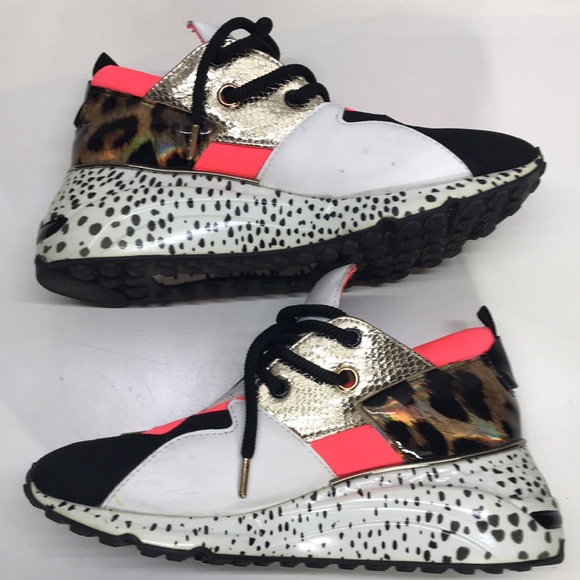 Steve Madden Cliff Chunky Wedge Sneaker Size 9 - Picture 5 of 9